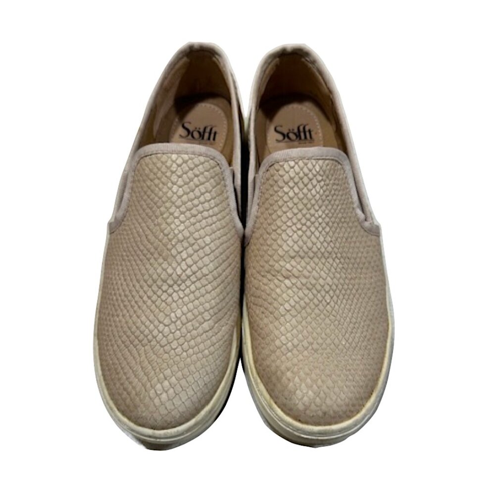 SOFFT Women’s Somers Slip on Loafer Leather Snake Print Size 8.5